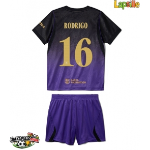 Barcelona Rodri Hernandez #16 Vieraspaita Lapsille 2026-27 Lyhythihainen (+ shortsit)